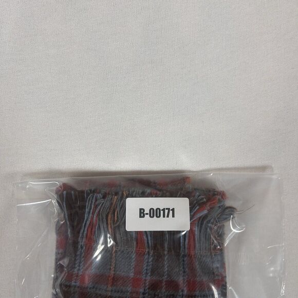 Irish County Tartans NEW Leitrim 100% Pure Wool Scarf Womens 10" x 44" Plaid NWT - Picture 7 of 7